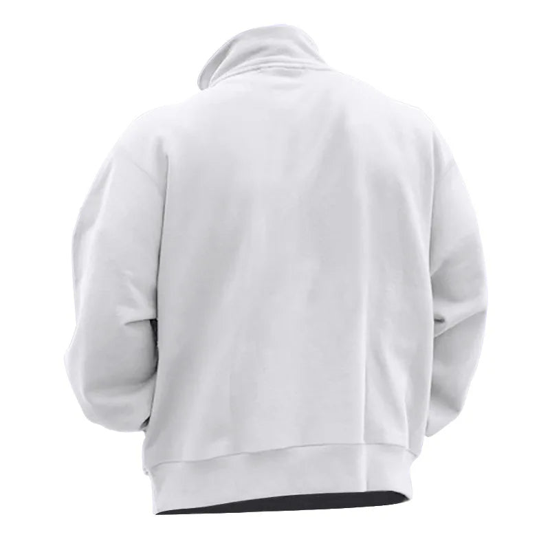Rudyard - Heren Pullover Winter Fluweel Half-Zip