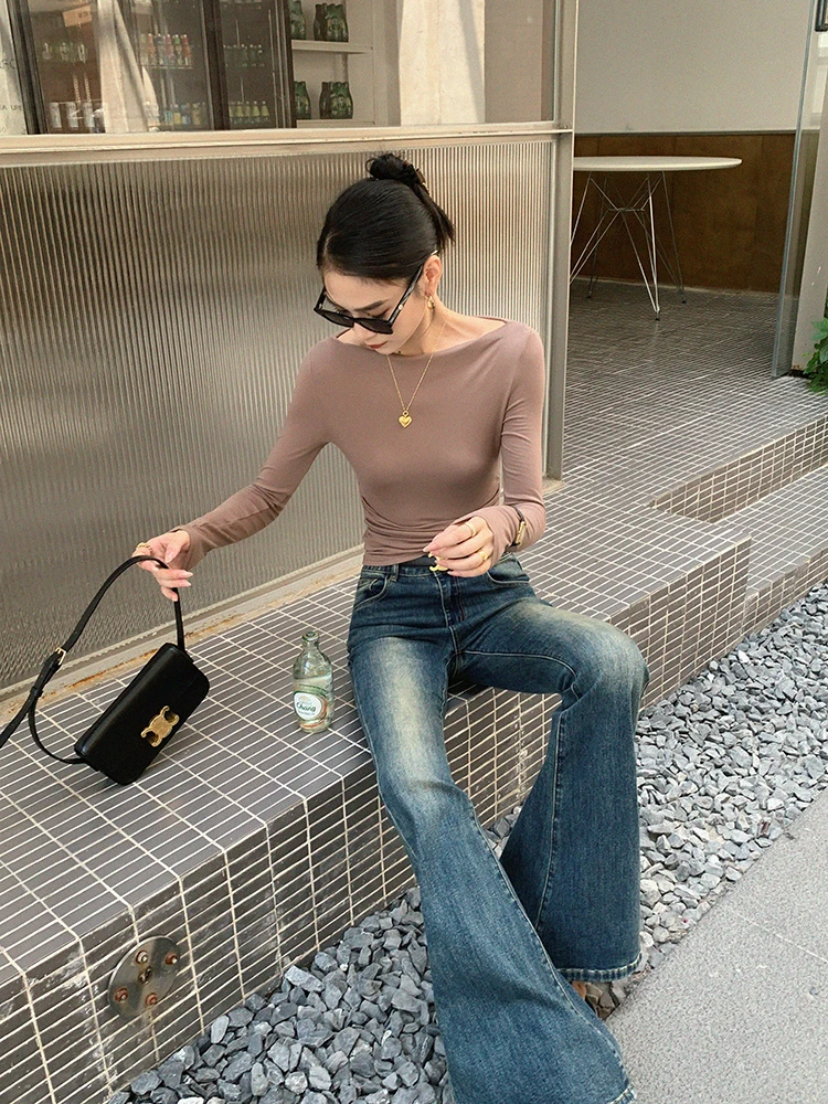 CAROLINE - Boot Cut High Waist Flare Jeans voor Dames
