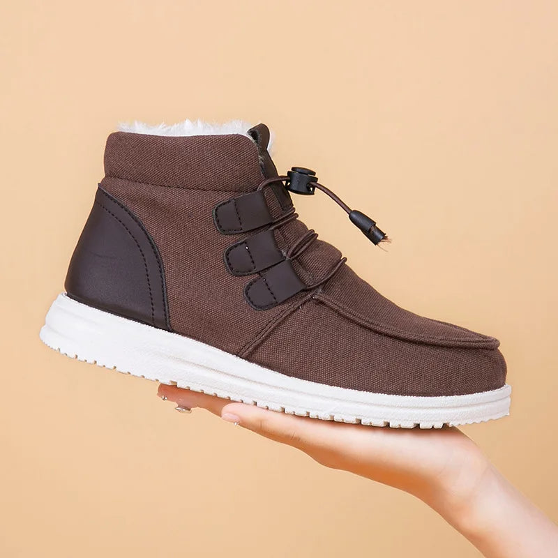 Etta - Geïsoleerde Middenbuidelschoenen met Elastische Band voor Vrouwen