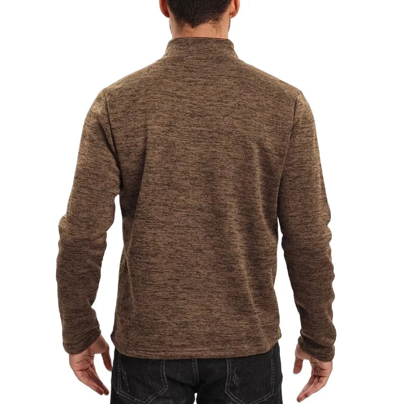 Isaiah - Casual Pullover met halve rits voor heren