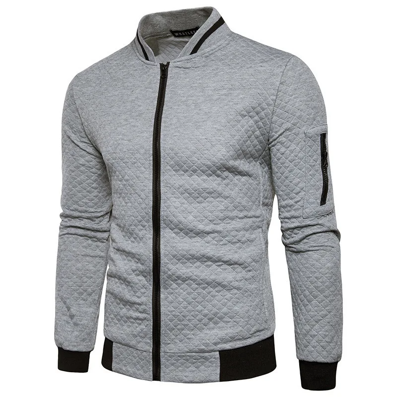 Adam - Casual Fashion Jas met Ritssluiting voor Mannen