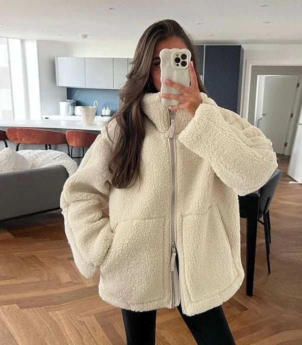 ANNA - Warm teddyjack