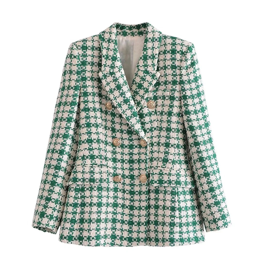 JUDITH - Luxe blazer met smalle taille, praktische zakken en knopendetail