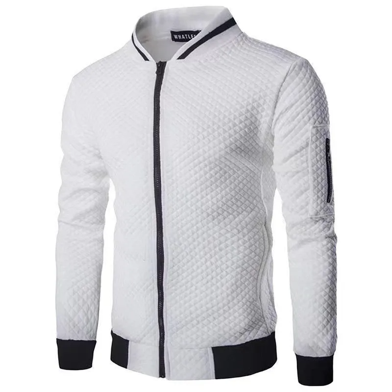 Adam - Casual Fashion Jas met Ritssluiting voor Mannen