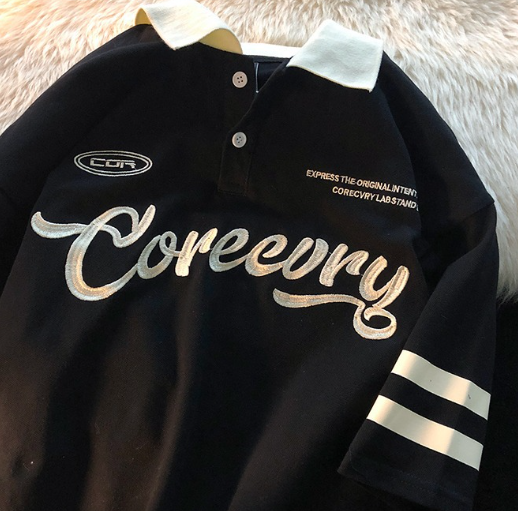 KLAAS - Oversized Heren Polo Shirt met Print