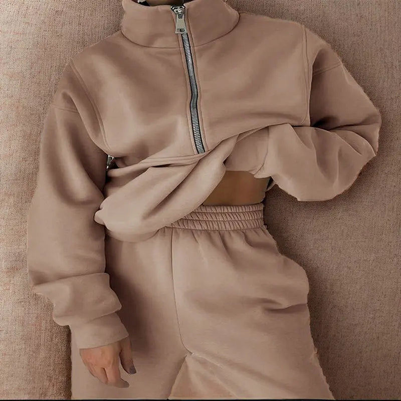 Marnie - Winter Vrouwen Casual Bijpassende Tweedelige Set