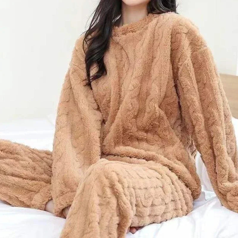Joscelyn - Cozy Dames 2-Delige Velvet Fleece Set