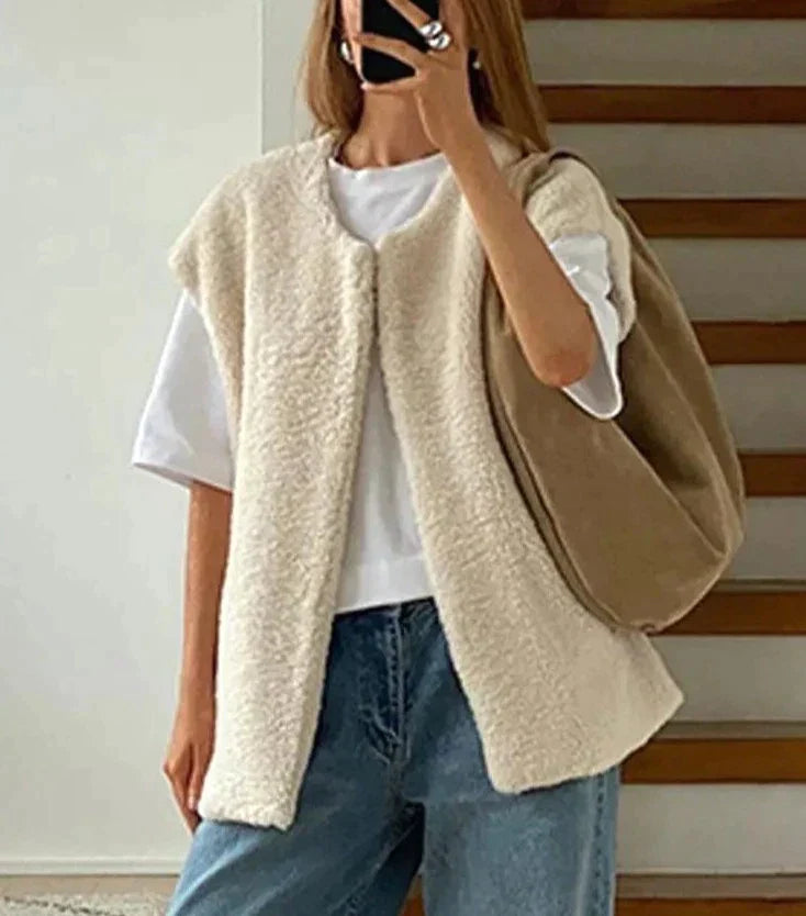 MIA - Oversized teddy gilet