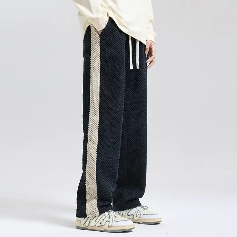 JONATHAN - Heren Ademende Corduroy Sweatpants met Koordtaille