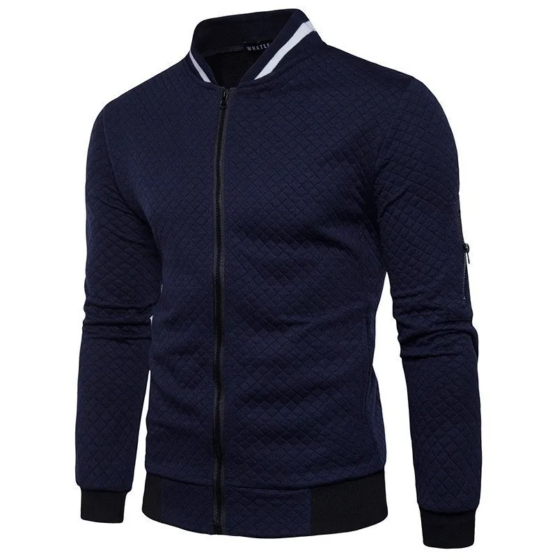 Adam - Casual Fashion Jas met Ritssluiting voor Mannen