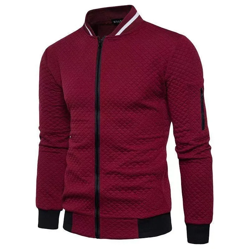 Adam - Casual Fashion Jas met Ritssluiting voor Mannen
