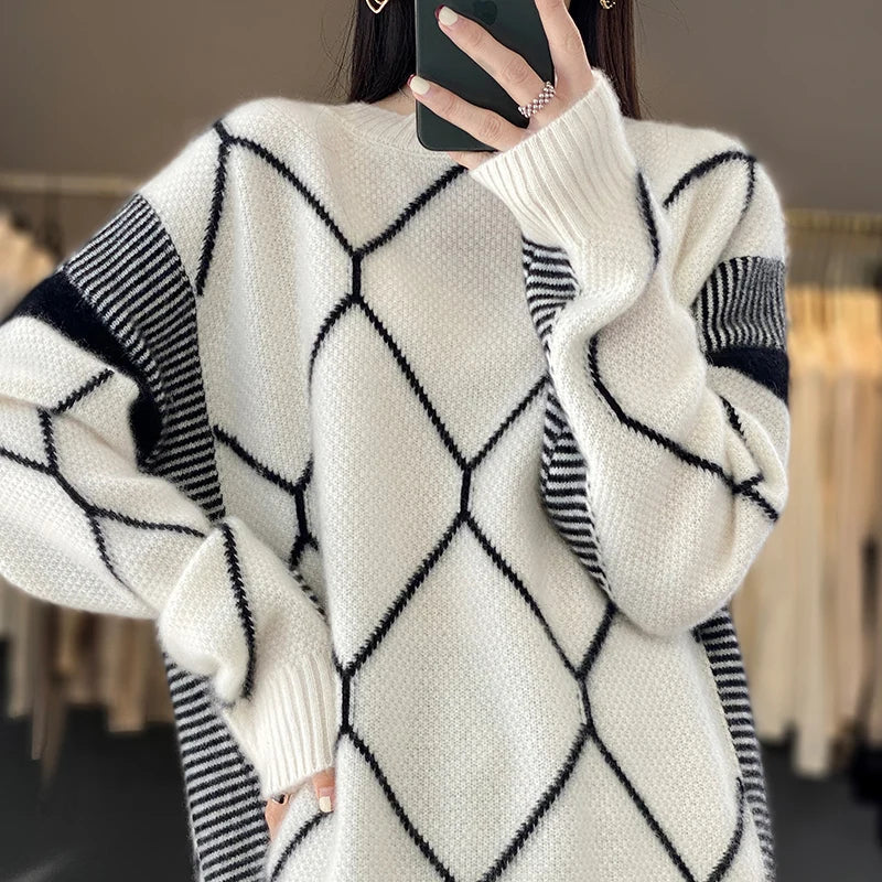 Opaline - Luxe kasjmier trui voor damesLuxueuze kasjmier trui voor dames