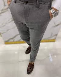 Charles - Trendy Slim Fit Cropped Broek in Koreaanse Stijl voor Mannen