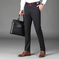 Charles - Trendy Slim Fit Cropped Broek in Koreaanse Stijl voor Mannen