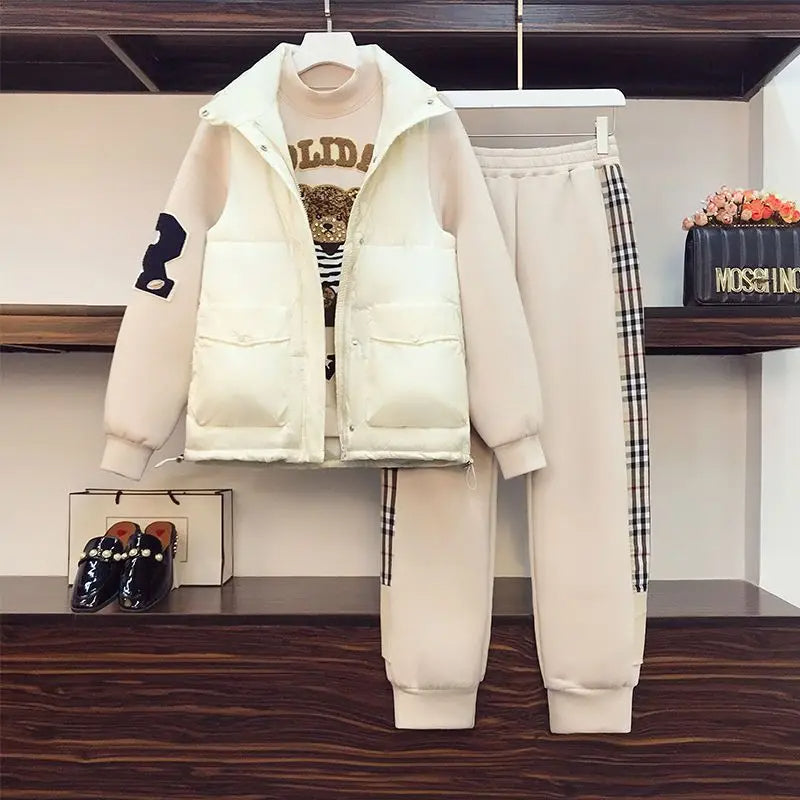Adira - Stijlvolle oversized driedelige damesset