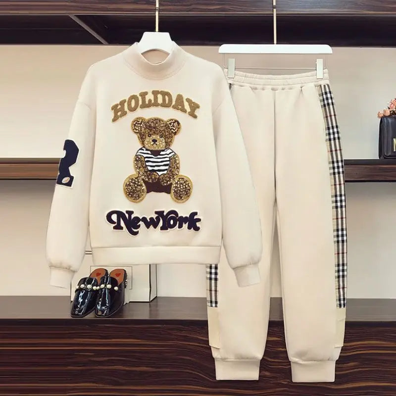 Adira - Stijlvolle oversized driedelige damesset