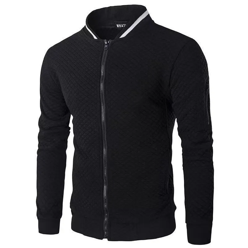 Adam - Casual Fashion Jas met Ritssluiting voor Mannen