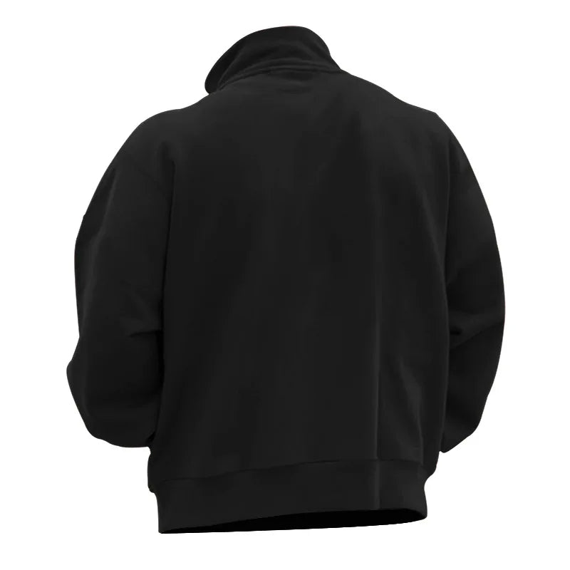 Rudyard - Heren Pullover Winter Fluweel Half-Zip