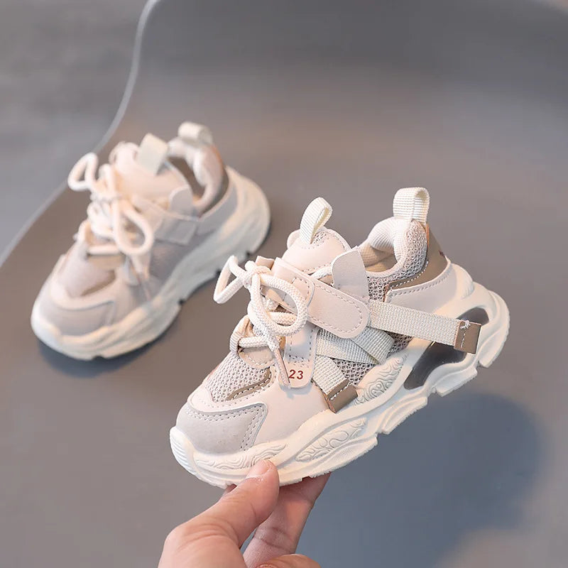 CHRIS - Sneakers van gekruist mesh voor kinderen