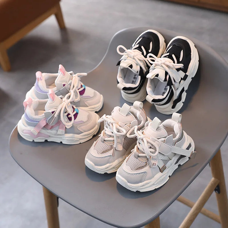 CHRIS - Sneakers van gekruist mesh voor kinderen