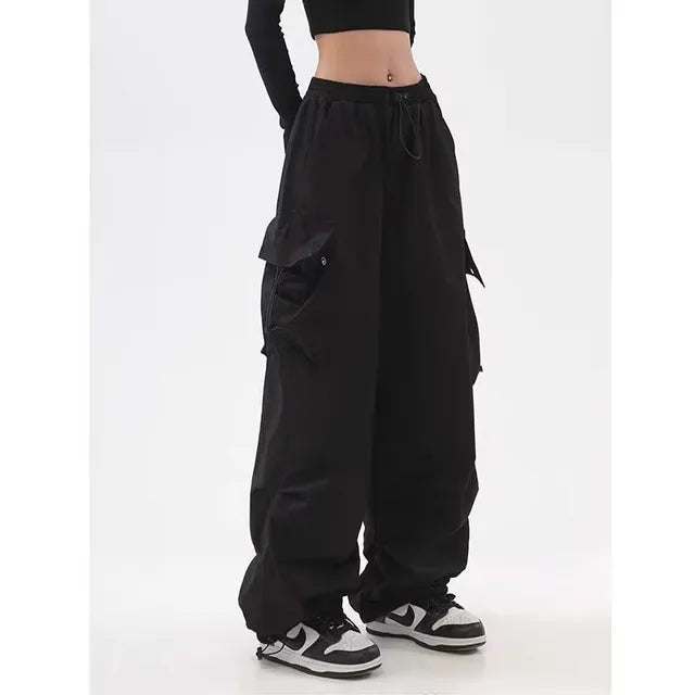 MARJOLEIN - Dames Y2K Zomer Dunne Baggy Cargo Broeken