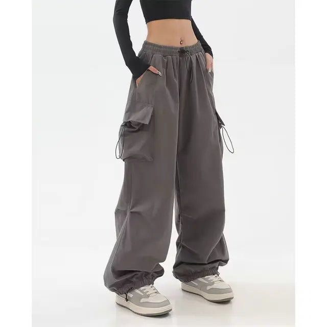 MARJOLEIN - Dames Y2K Zomer Dunne Baggy Cargo Broeken