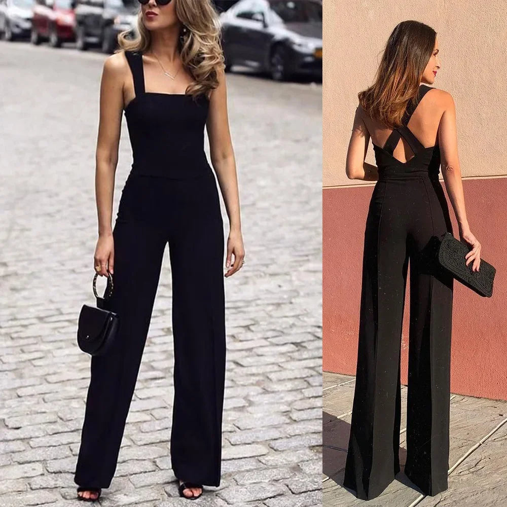 SKYLAR - Elegante Spaghettiband Jumpsuit