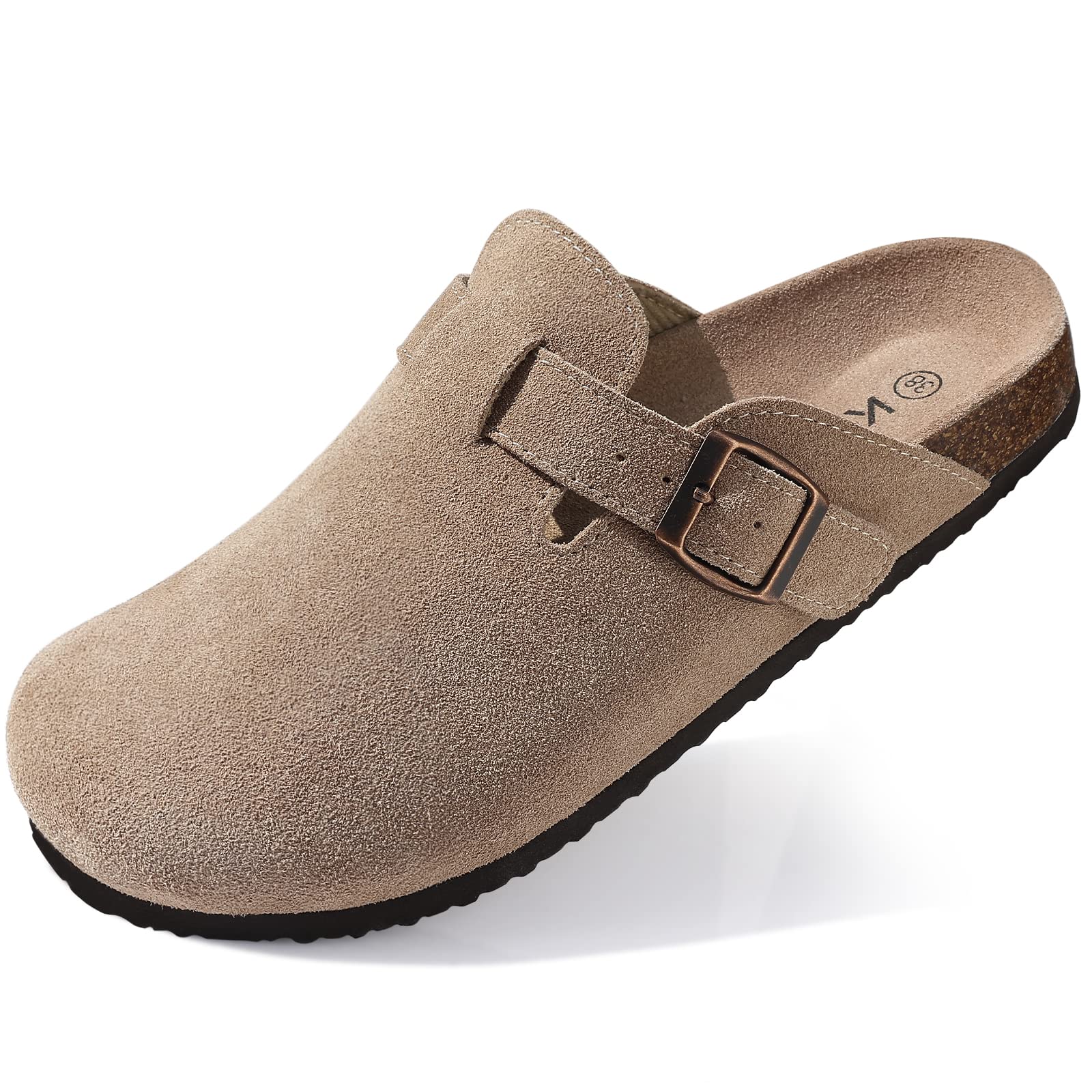 MARCEL - Stijlvolle Kurk Klomp Slippers