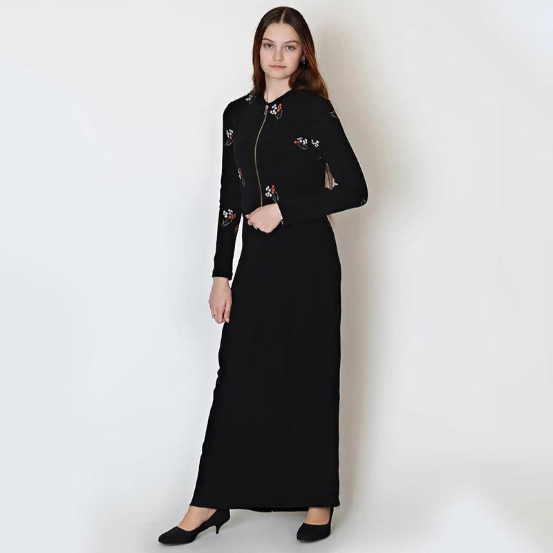 Kamala -Casual Bodycon geribbelde Maxi jurk voor dames