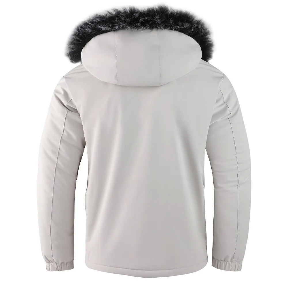 Jorrit - Warm Men's Outdoor Fleece-Padded Winter Jacket
