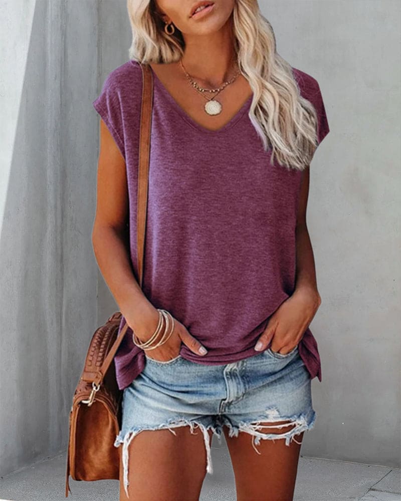 IRINA - Dames V-Hals Shirt