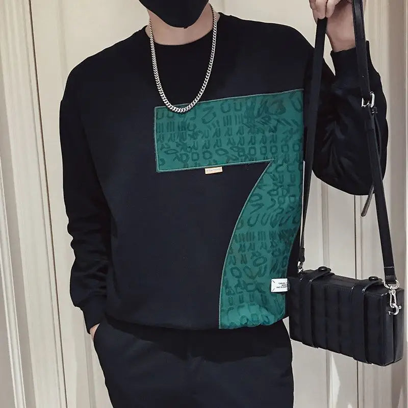 Nathan - Trendy Sweatshirt met Ronde Hals