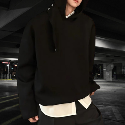 Lennox - Effen heren sweater met capuchon