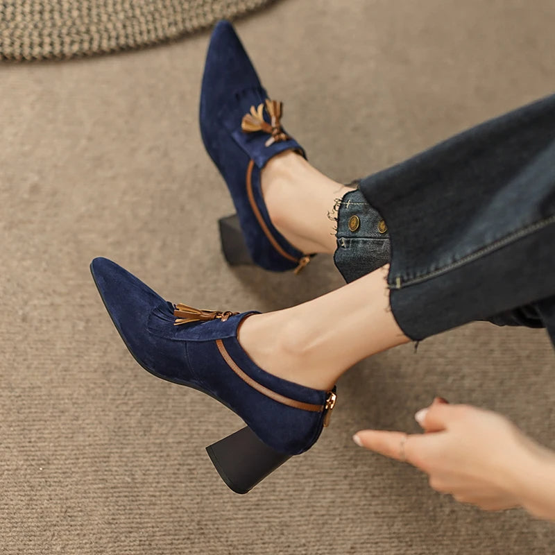 Yelena - Spring Women's Chunky Heel Pumps