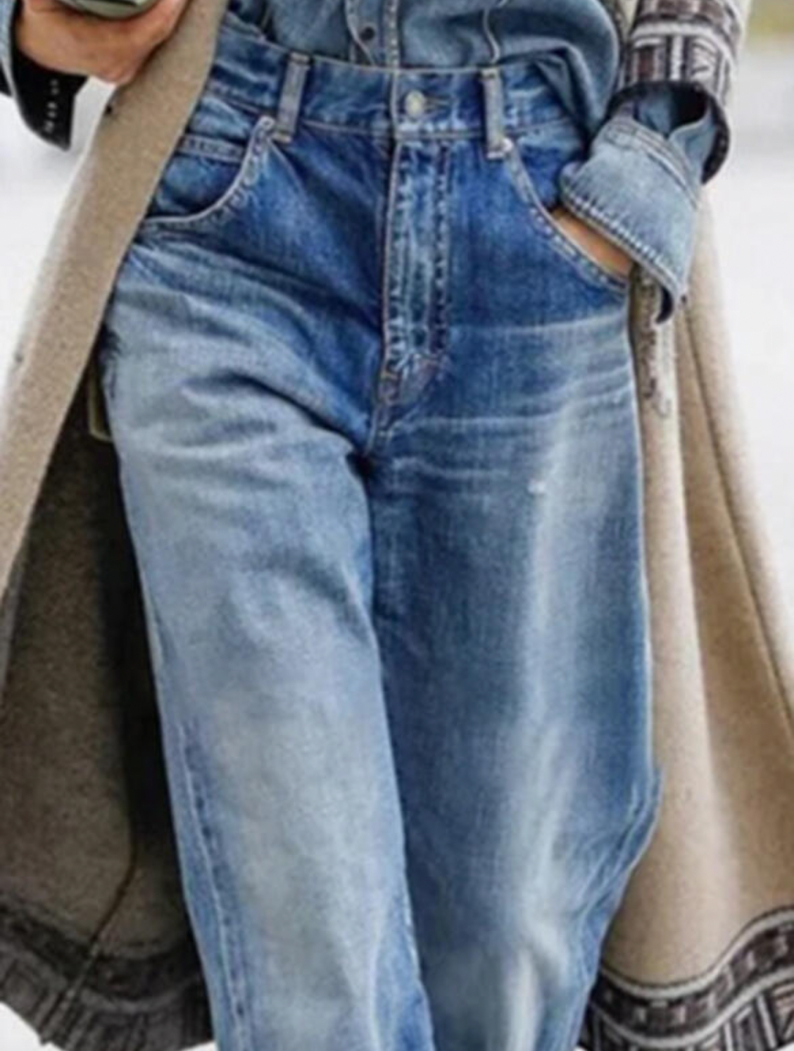 ELIAS - Casual denim broek