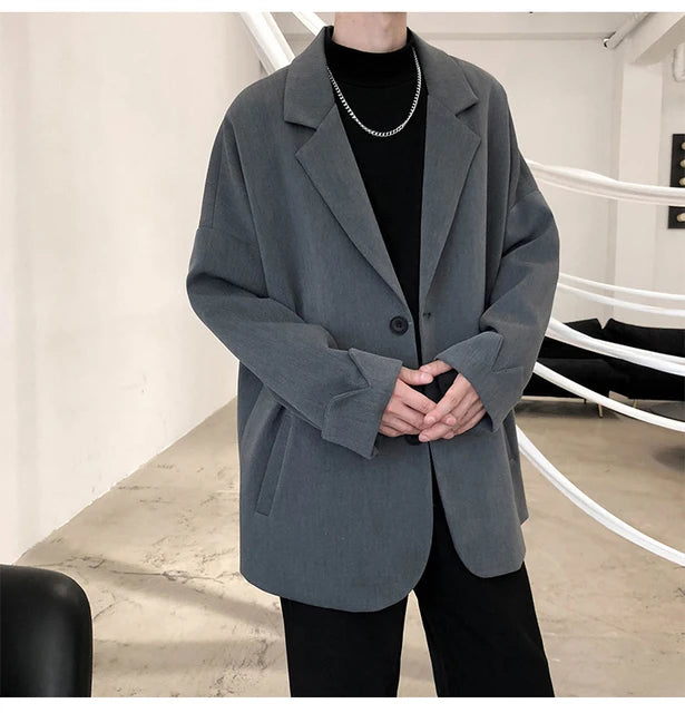 CHRISTIAAN - Heren Freizeitblazer in losse Britse stijl