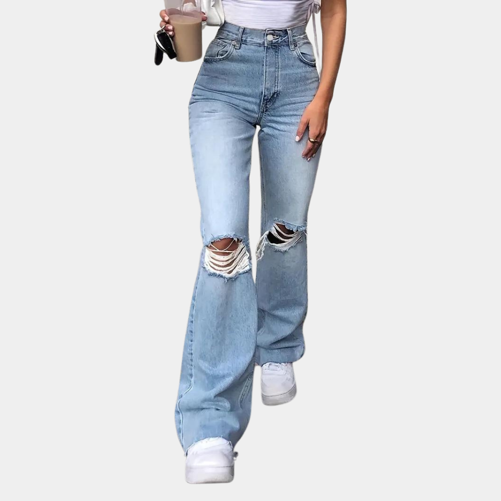 ELIZABETH - Stijlvolle Gescheurde Jeans
