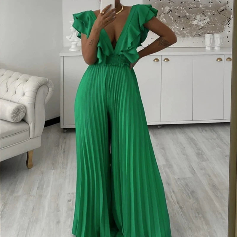 HAZEL - Elegante Jumpsuit met Ruches