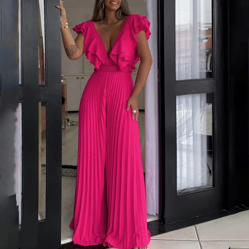 AURORA - Elegante Jumpsuit met Ruches