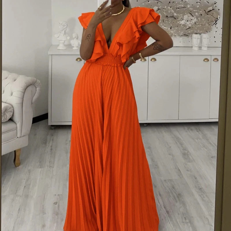 VIOLET - Elegante Jumpsuit met Ruches