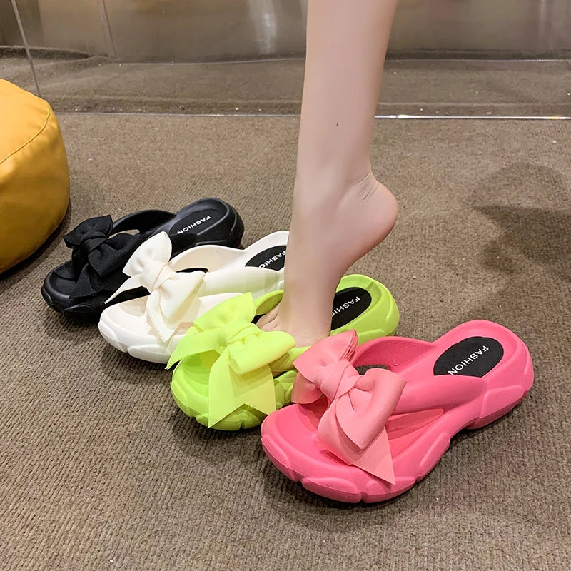 NATALIE - Zomerstrandslippers met plateauzool voor dames