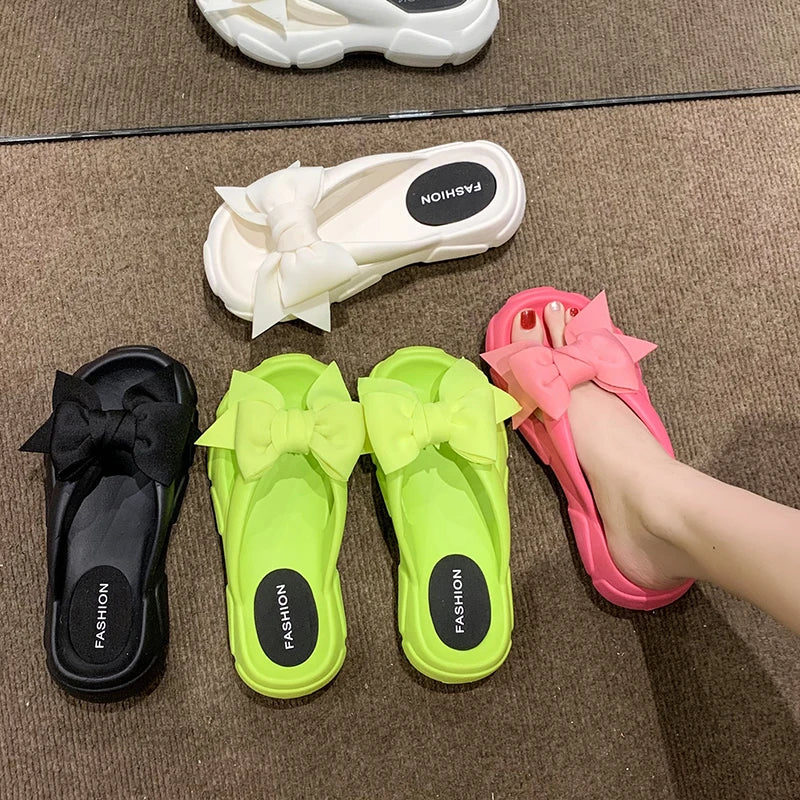 NATALIE - Zomerstrandslippers met plateauzool voor dames