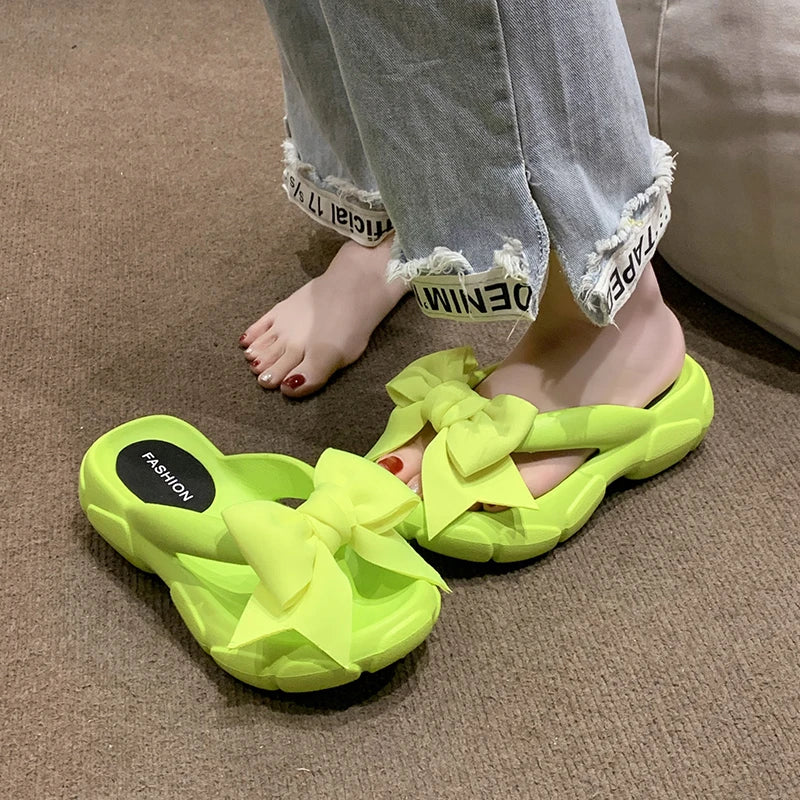 NATALIE - Zomerstrandslippers met plateauzool voor dames