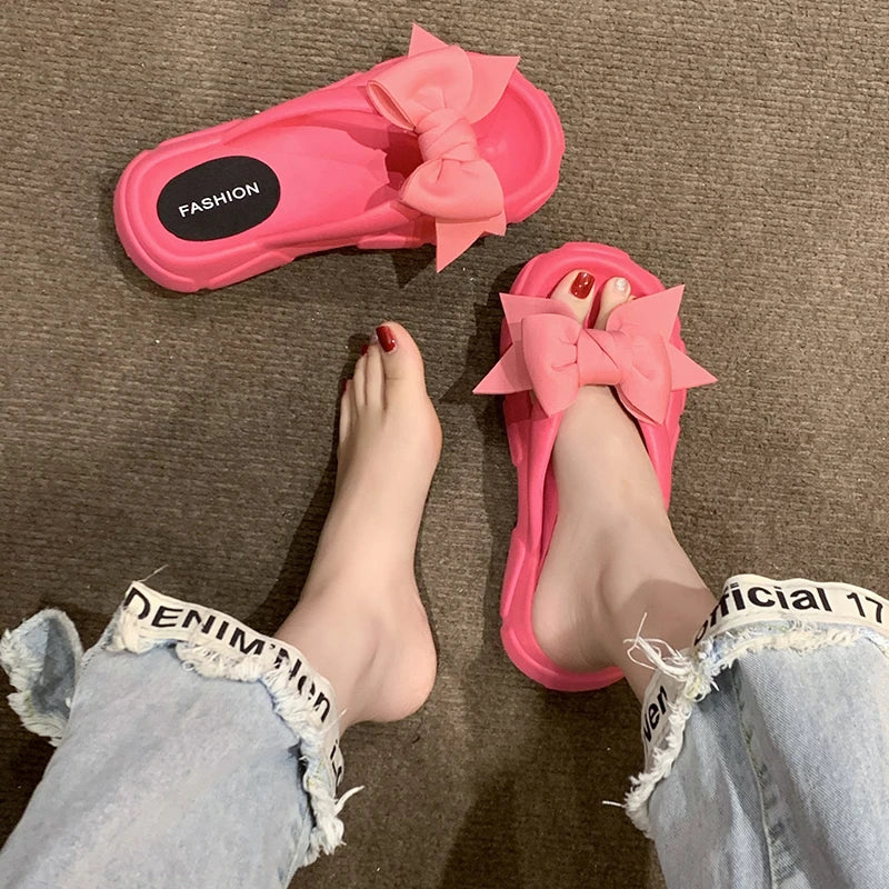 NATALIE - Zomerstrandslippers met plateauzool voor dames