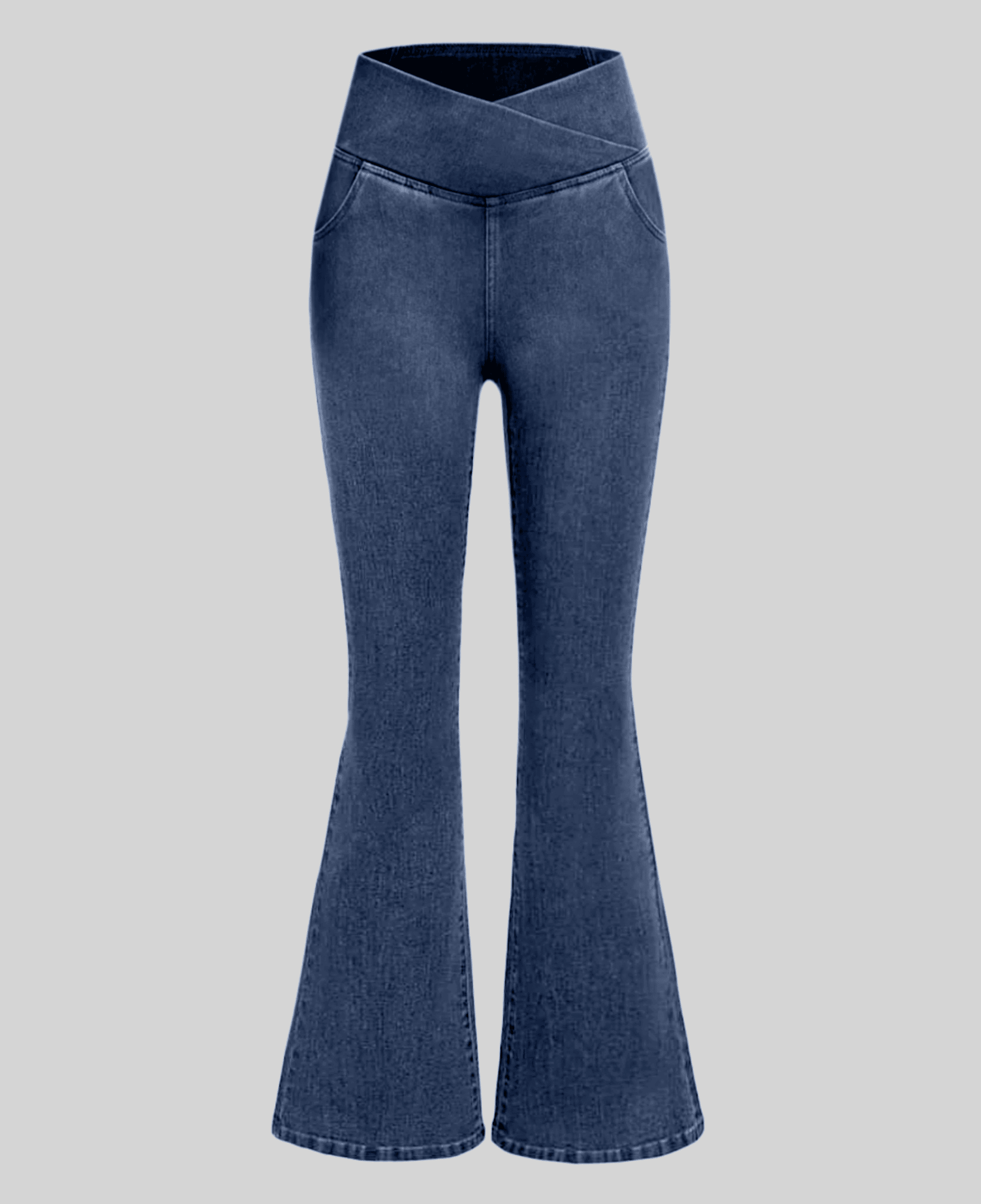 CAROLIEN - Dames Hoge Taille Stretchbare Flare Jeans