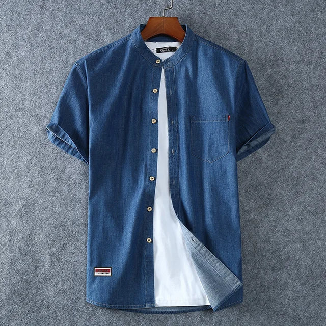 LENNART - Heren Denim Overhemd
