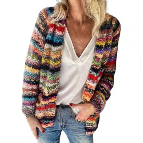 KARINA - dames regenboogvest voor de herfst en winter