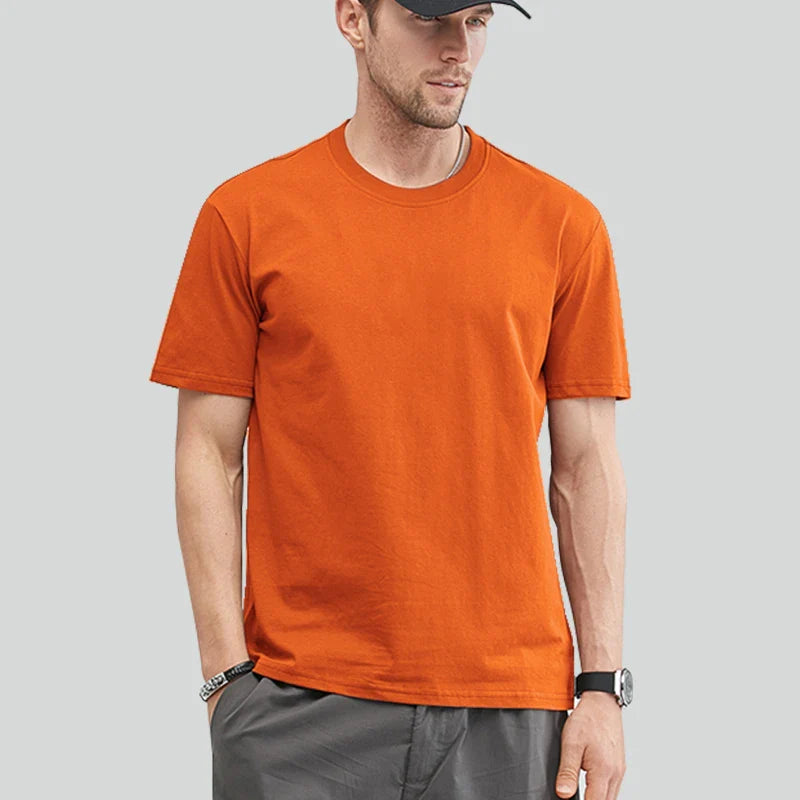 TIBOR - Heren Zomer Katoenen T-Shirt