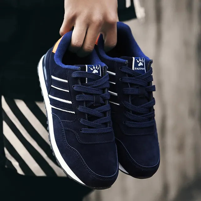 MARCO - Heren Ademende Leren Sneakers