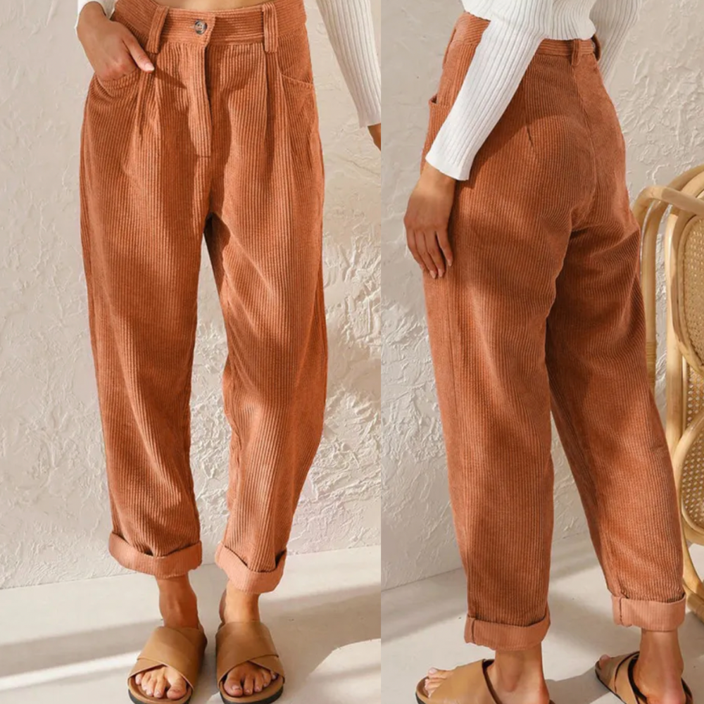 FELICITAS - Chique corduroy broek